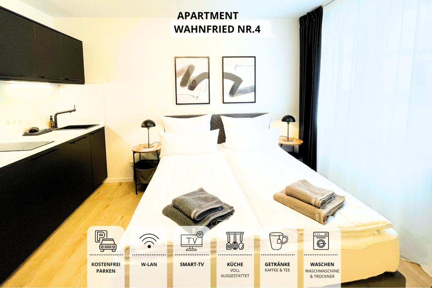 Apartment Wahnfried No4 - Zentral Wohnen Mit Kueche Und Duschbad, Parkplatz, 300M Zur Fussgaengerzone Bayreuth Exterior foto